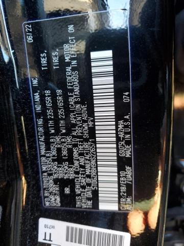 VIN 5TDGZRBH9NS226571 2022 Toyota Highlander, Xle no.14