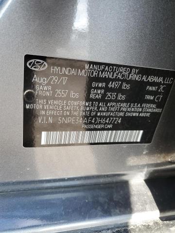 5NPE34AF4JH647724 | 2018 HYUNDAI SONATA SPO