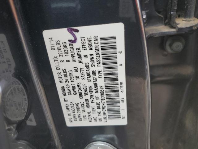 VIN JH4CW2H67EC000579 2014 Acura TSX, Tech no.12