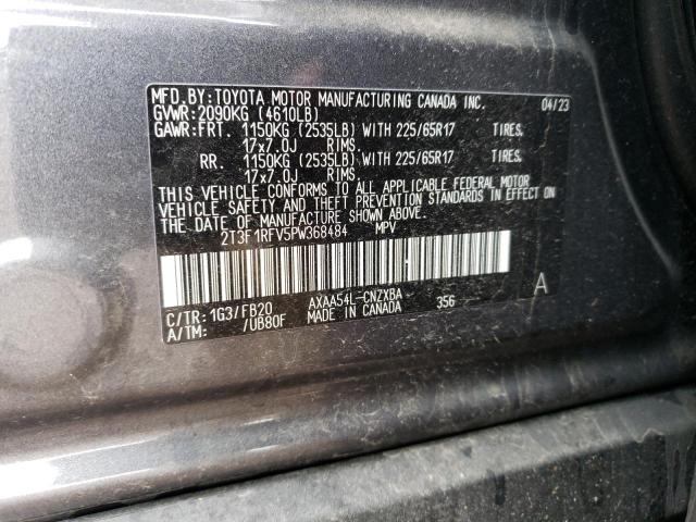 2T3F1RFV5PW368484 | 2023 TOYOTA RAV4 LE