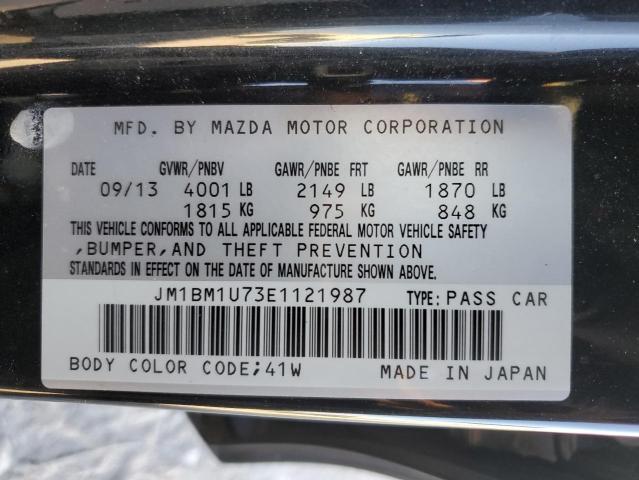 JM1BM1U73E1121987 | 2014 Mazda 3 sport