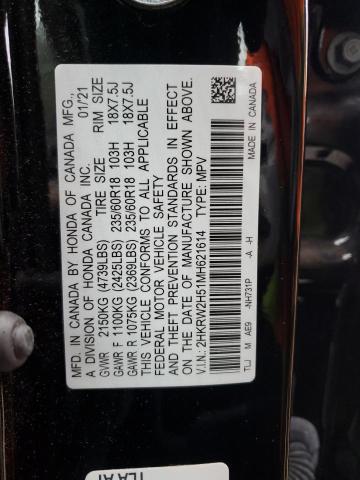 2021 HONDA CRV 2HKRW2H51MH621614