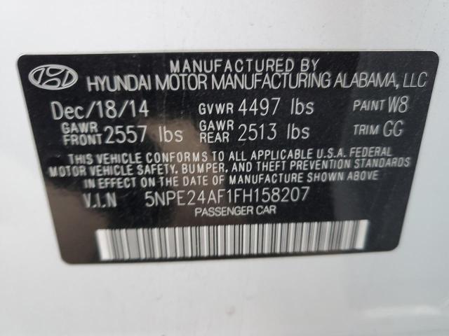 5NPE24AF1FH158207 | 2015 HYUNDAI SONATA SE