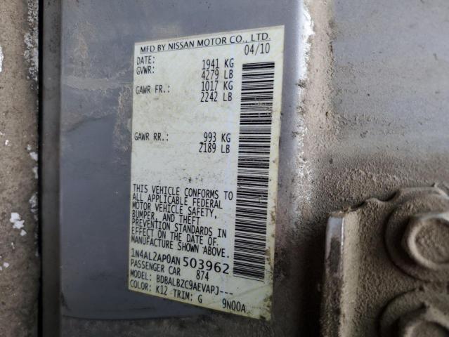 1N4AL2AP0AN503962 | 2010 Nissan altima base