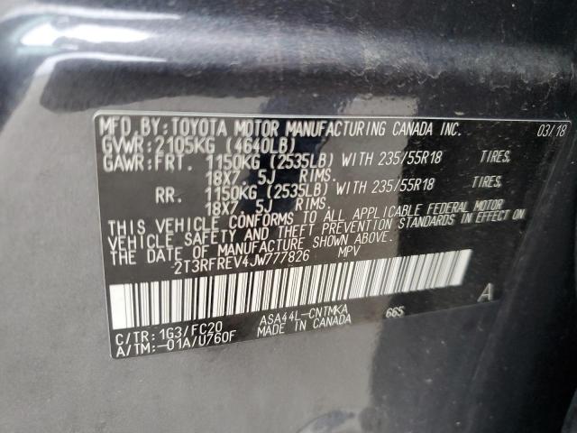 2018 TOYOTA RAV4 ADVEN - 2T3RFREV4JW777826
