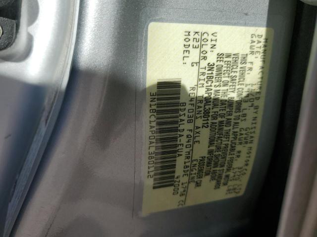 2010 Nissan Versa S VIN: 3N1BC1AP0AL380112 Lot: 46023434