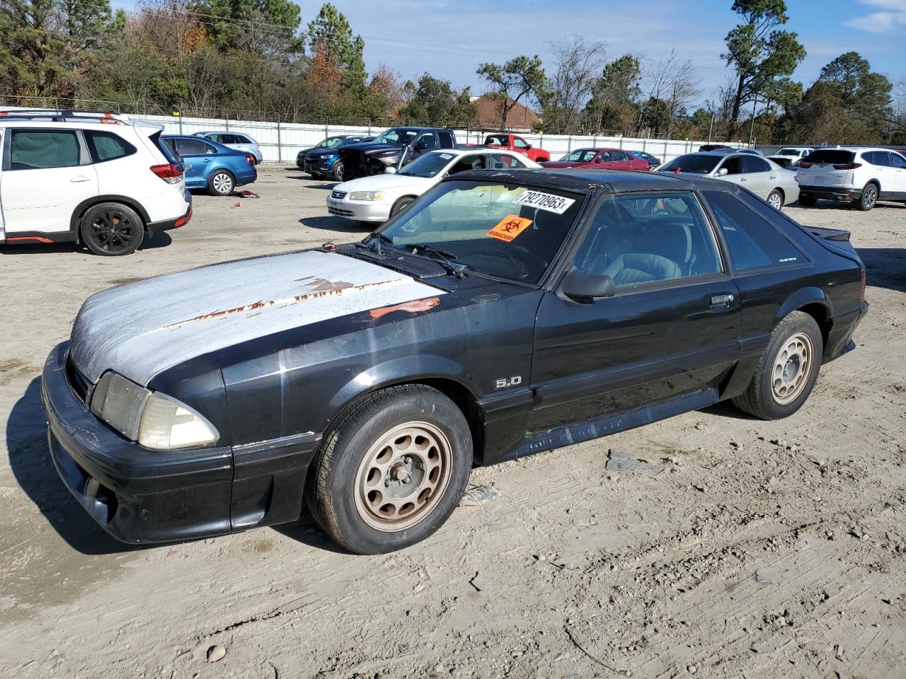 1FABP42E7HF249351 1987 Ford Mustang Gt