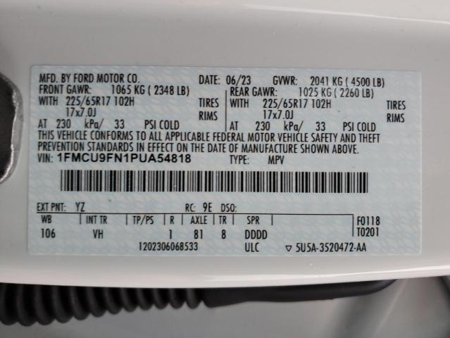 1FMCU9FN1PUA54818 | 2023 FORD ESCAPE