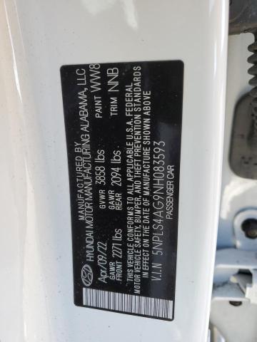 2022 HYUNDAI ELANTRA SE - 5NPLS4AG9NH083593