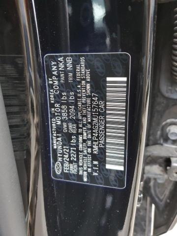 KMHLP4AG2MU157647 | 2021 HYUNDAI ELANTRA LI