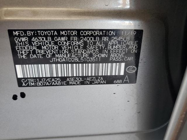 2020 LEXUS IS 300 F-S JTHGA1D28L5103511