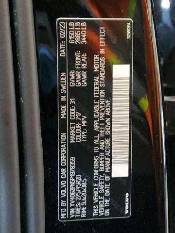 2023 VOLVO XC90 PLUS YV4062PN5P1978359