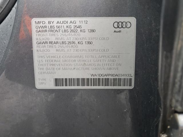 VIN WA1DGAFP8DA034933 2013 Audi Q5, Premium Plus no.13