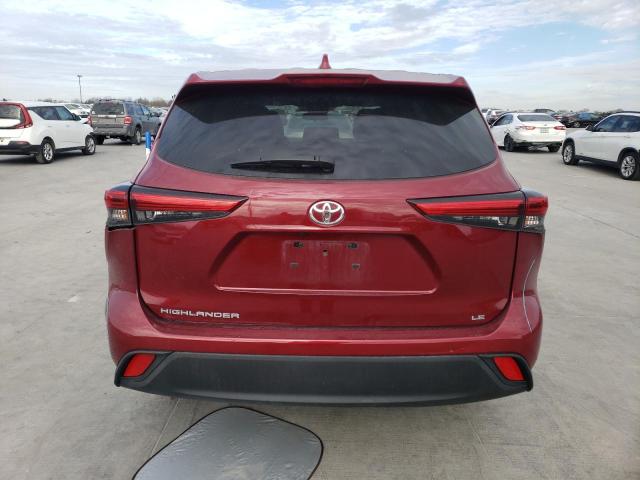 VIN 5TDZZRAH0MS035677 2021 Toyota Highlander, L no.6