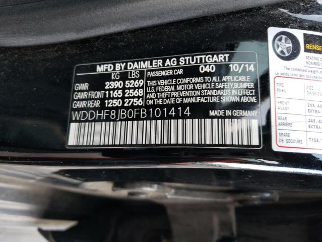 WDDHF8JB0FB101414 | 2015 MERCEDES-BENZ E 350 4MAT