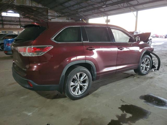 VIN 5TDBKRFH2ES039259 2014 Toyota Highlander, LE no.3