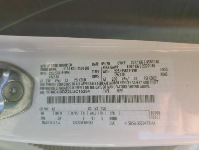 2020 FORD ESCAPE TIT 1FMCU0DZ2LUC15284