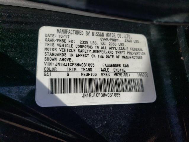 2017 NISSAN ROGUE SPOR - JN1BJ1CP3HW031095