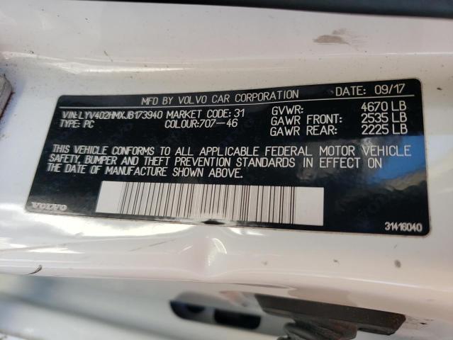 2018 VOLVO S60 PLATIN - LYV402HMXJB173940