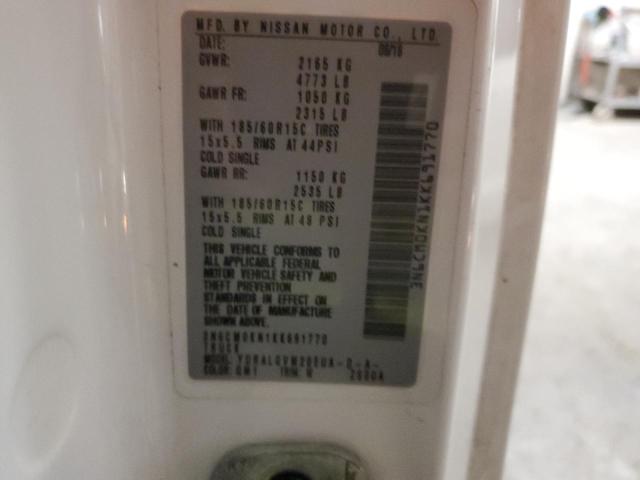 2019 NISSAN NV200 2.5S - 3N6CM0KN1KK691770