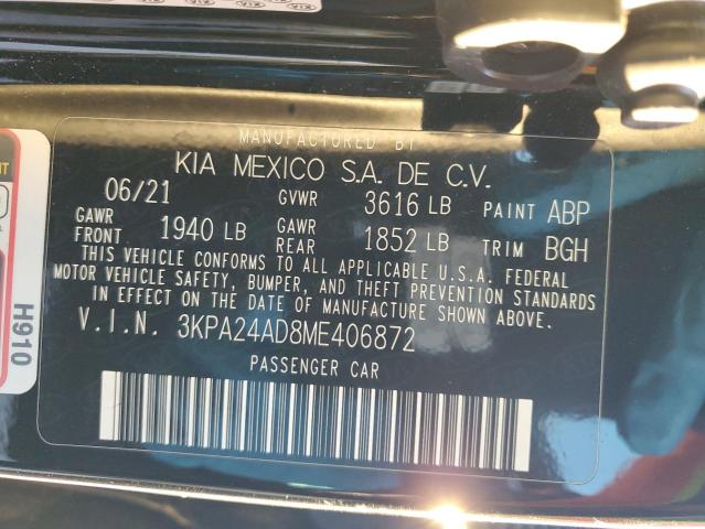 3KPA24AD8ME406872 | 2021 KIA RIO LX