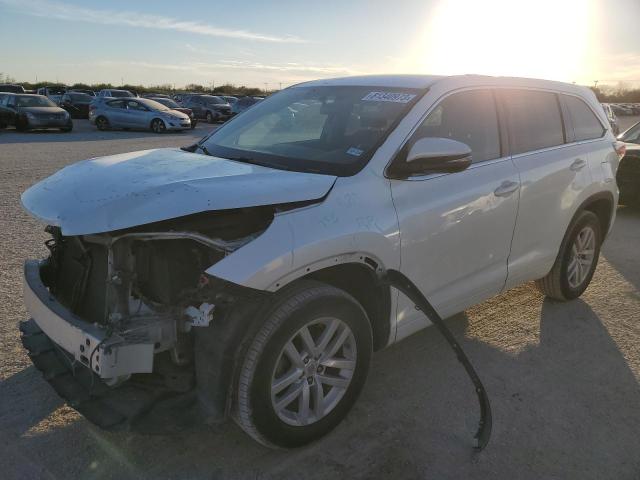 VIN 5TDZARFH0ES005841 2014 Toyota Highlander, LE no.1