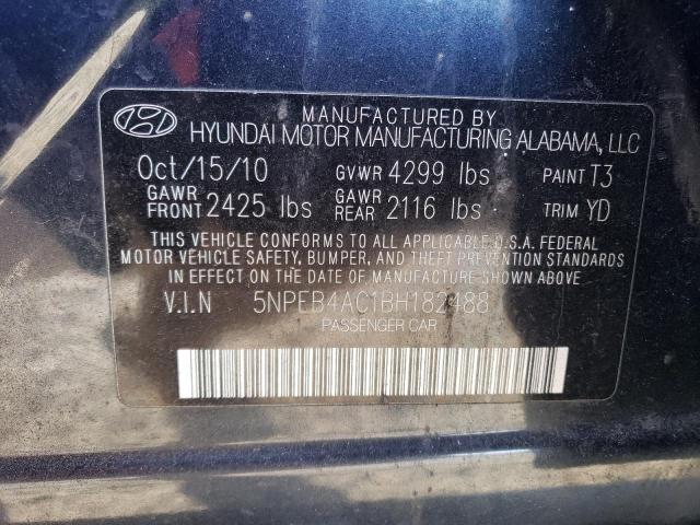 5NPEB4AC1BH182488 | 2011 Hyundai sonata gls