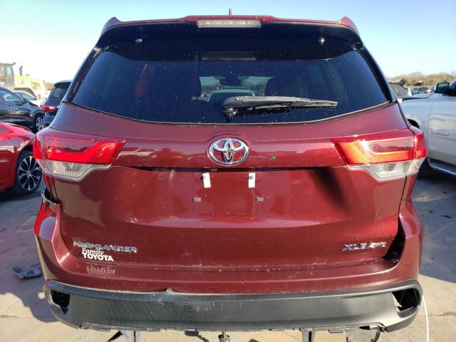 VIN 5TDJZRFH2KS954518 2019 Toyota Highlander, SE no.6