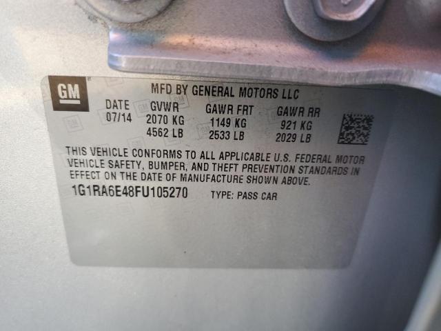 VIN 1G1RA6E48FU105270 2015 Chevrolet Volt no.12