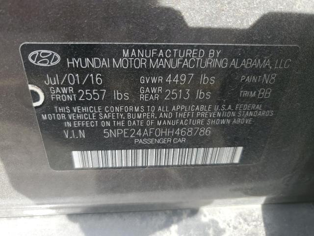 5NPE24AF0HH468786 | 2017 HYUNDAI SONATA SE