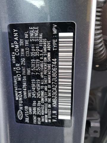 2018 HYUNDAI TUCSON VAL - KM8J3CA27JU806744