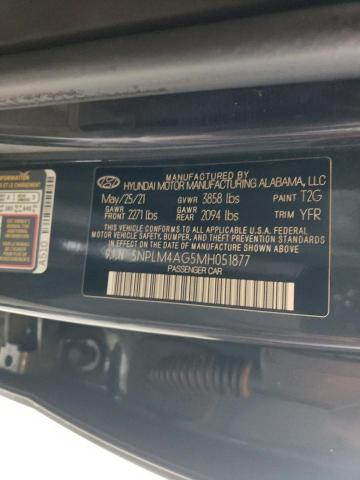 5NPLM4AG5MH051877 | 2021 Hyundai elantra sel