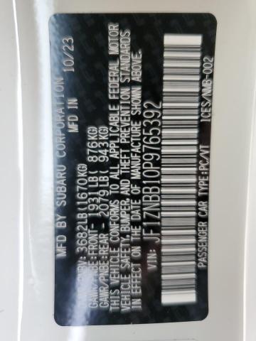 2023 TOYOTA GR 86 JF1ZNBB10P9765392