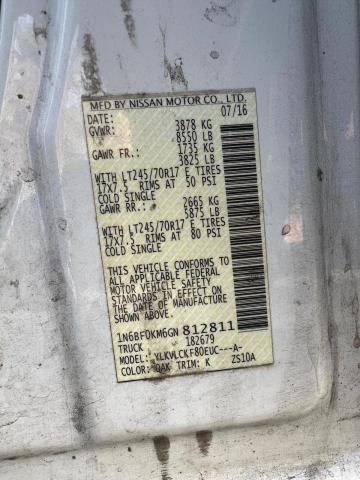 2016 NISSAN NV 1500 S - 1N6BF0KM6GN812811