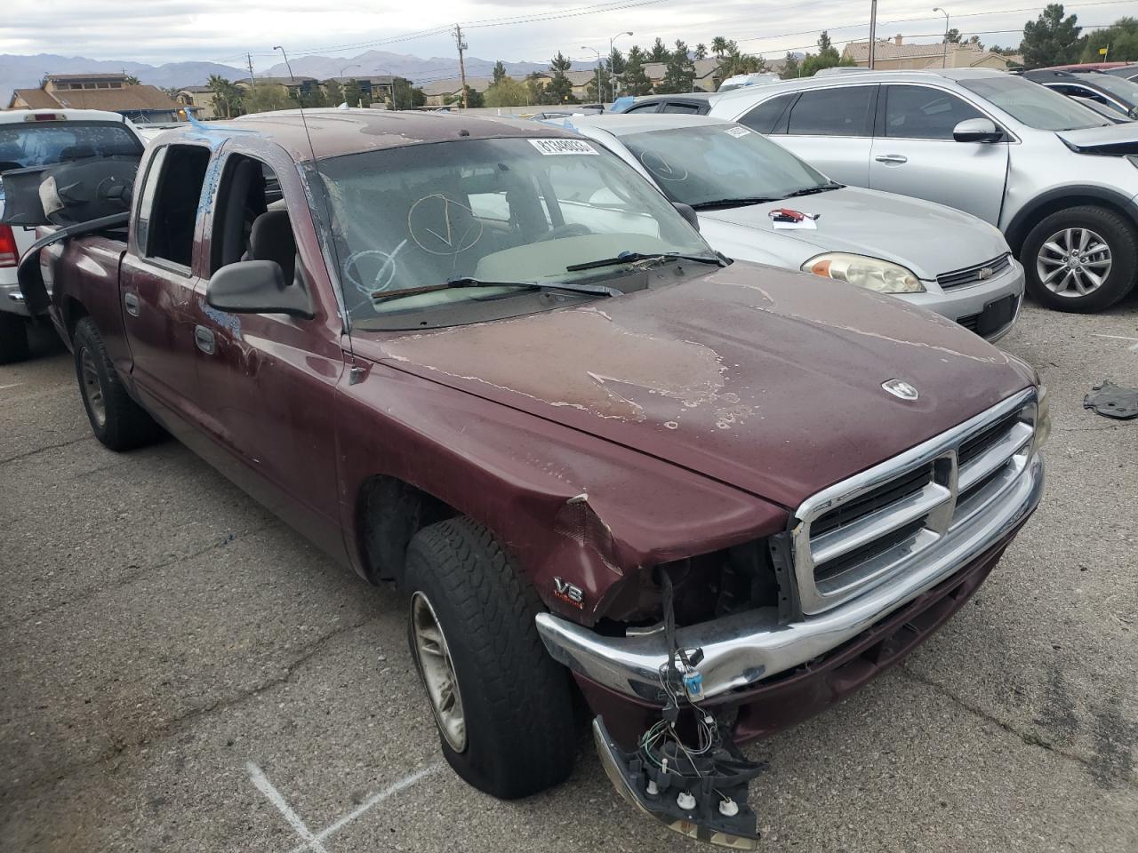 1B7GL2AN3YS654549 2000 Dodge Dakota Quad