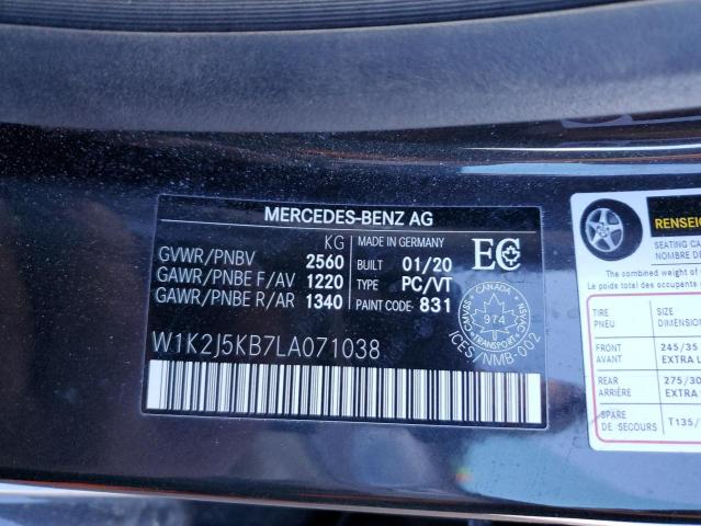 2020 MERCEDES-BENZ CLS 450 4M - W1K2J5KB7LA071038