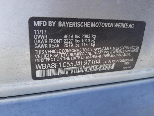 2018 BMW 328 D XDRI - WBA8F1C55JAE97184