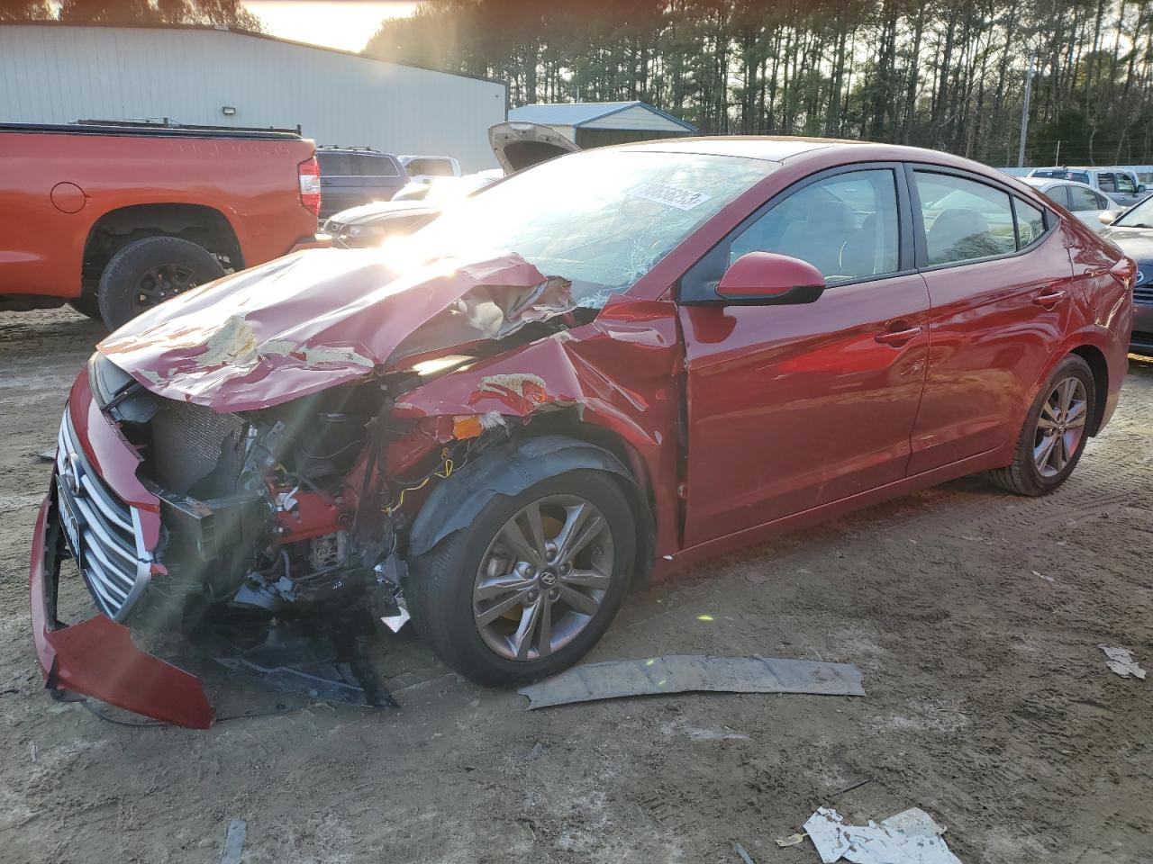 Lot #2986797186 2017 HYUNDAI ELANTRA SE