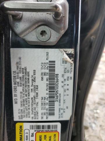 3FA6P0H7XER266498 | 2014 FORD FUSION SE