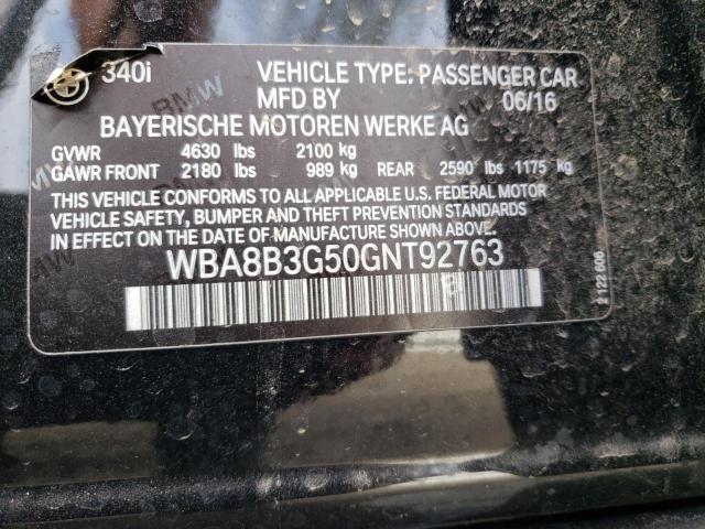 WBA8B3G50GNT92763 2016 BMW 3 SERIES - Image 13