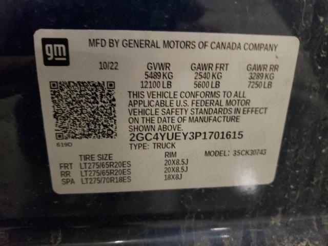 2023 CHEVROLET 3500HD 2GC4YUEY3P1701615