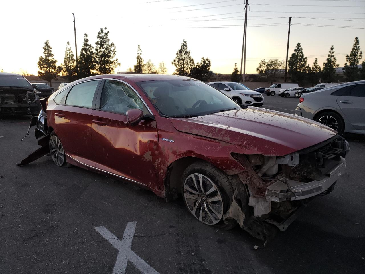 1HGCV3F50JA006252 2018 Honda Accord Hybrid Exl