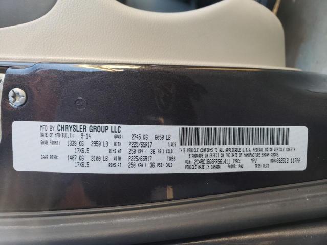 2C4RC1BG0FR561411 | 2015 CHRYSLER TOWN and COU