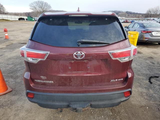 VIN 5TDJKRFH4FS111740 2015 Toyota Highlander, Xle no.6