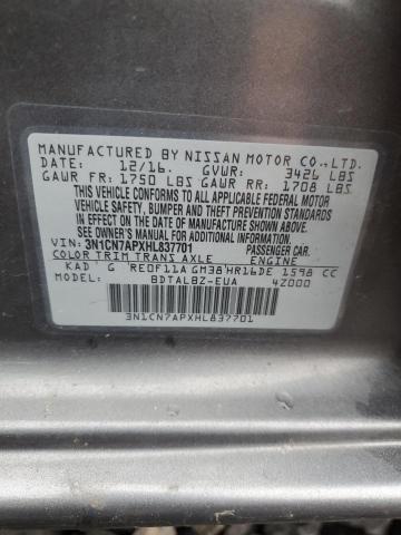 2017 NISSAN VERSA S - 3N1CN7APXHL837701