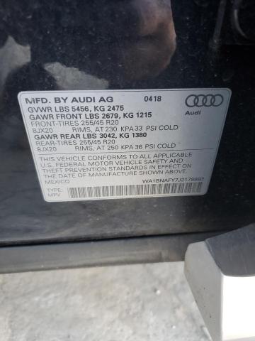 WA1BNAFY7J2179893 2018 AUDI Q5, photo no. 12