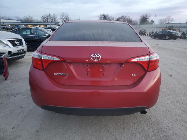 Седаны TOYOTA COROLLA 2014 Красный