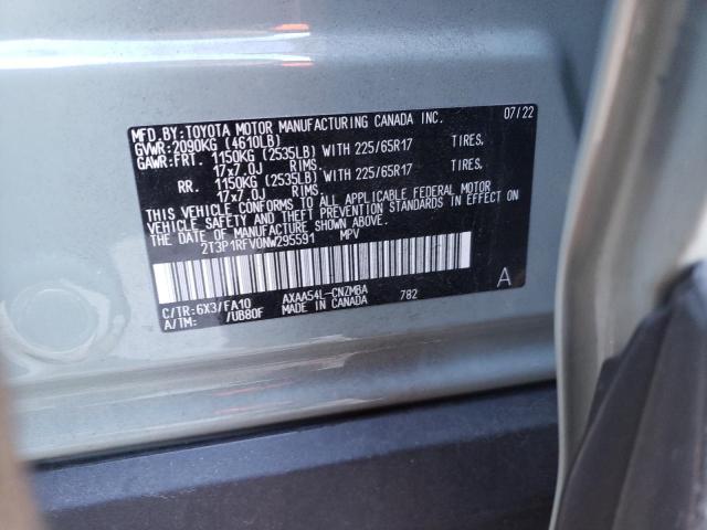 VIN 2T3P1RFV0NW295591 2022 TOYOTA RAV4 no.14