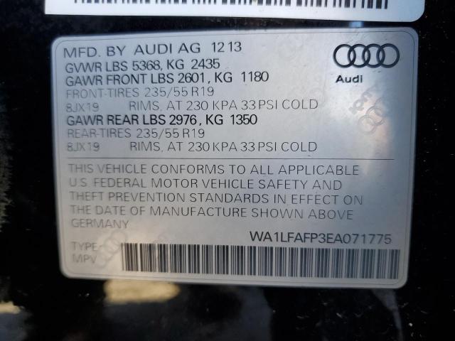 VIN WA1LFAFP3EA071775 2014 Audi Q5, Premium Plus no.13