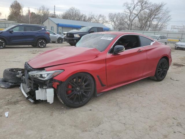 2017 Infiniti Q60 Red Sport 400 VIN: JN1FV7EK6HM611298 Lot: 80368613